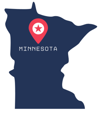 Minnesota state outline